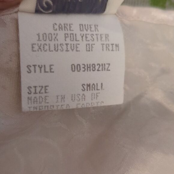 Vintage‎ California Miss cream floral print chemise nightgown lingerie - Picture 2 of 7